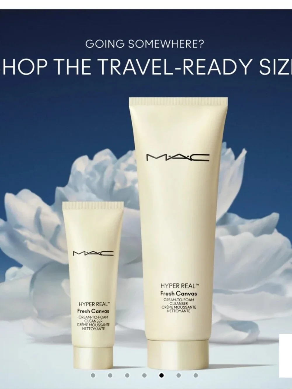 MAC Cosmetics Hyper Real Fresh Canvas Crean-To-Foam Cleanser- Mini Mac